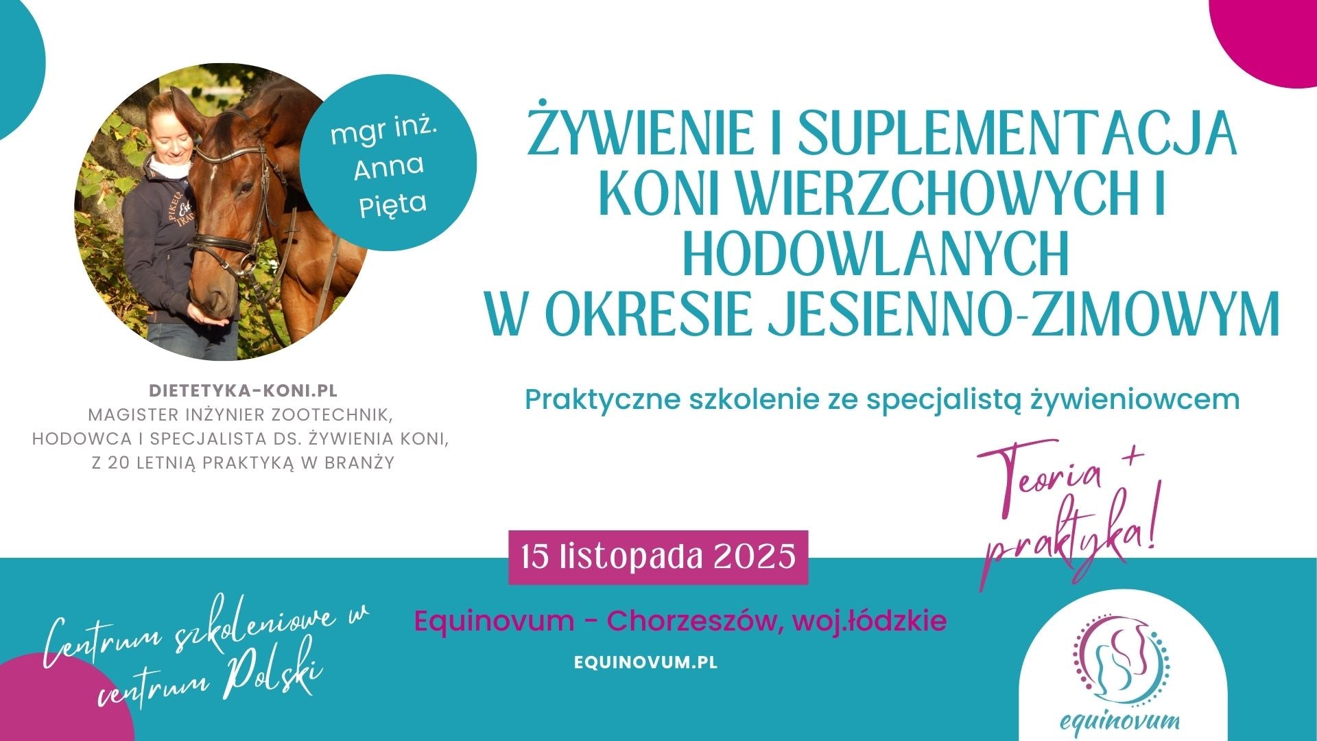 Żywienie i suplementacja koni w okresie jesienno-zimowym